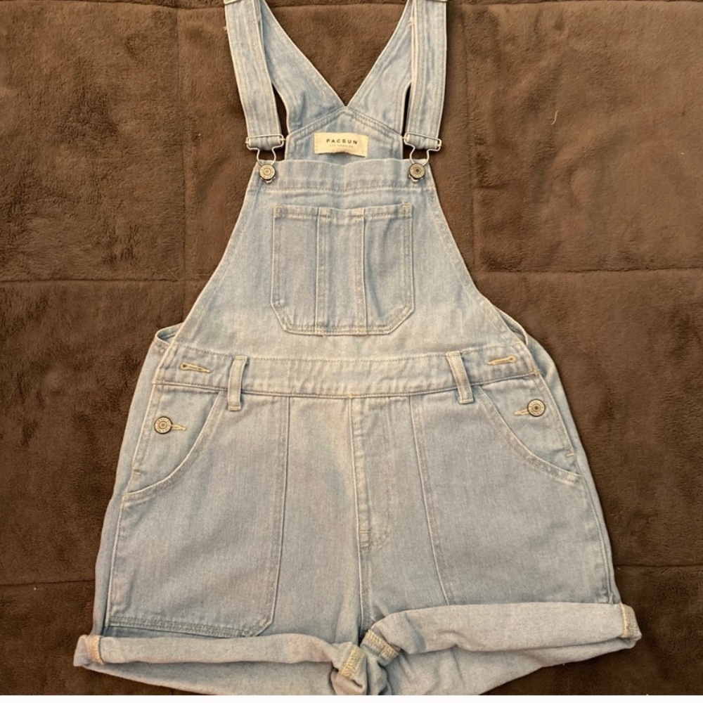 PacSun overall shorts